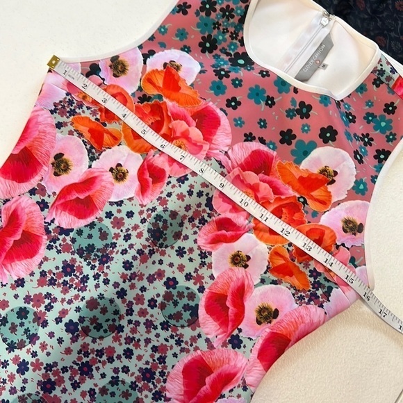 Clover Canyon Poppy Blossoms Neoprene Dress Sz M - Picture 5 of 10